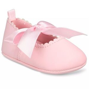 Baby Girls Soft Sole Ballet Flats, Created for Macy's Sz 3 Like New